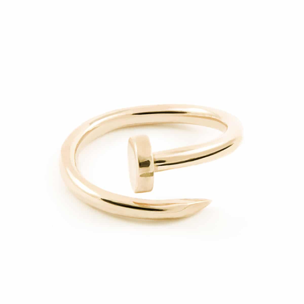 Anello Chiodo Rosato in Argento