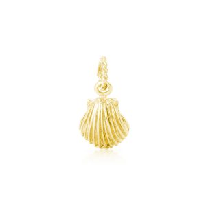 Ciondolo Conchiglia Pecten in Oro