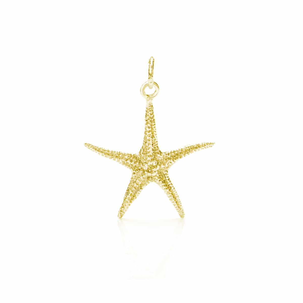 Ciondolo Stella Marina Circe 30 mm in Argento Dorato