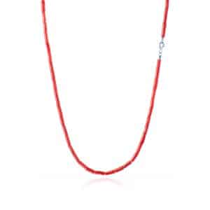 Collana Deep di Corallo Rosso in Argento
