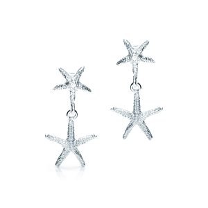 Orecchini Due Stelle Marine Circe in Argento