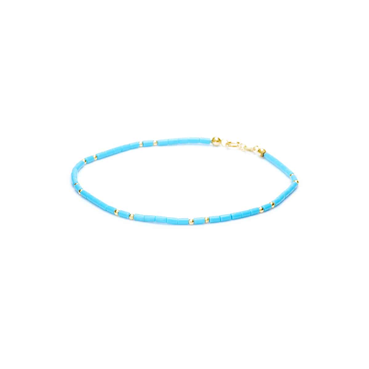 Bracciale Canettine di Turchese e Oro