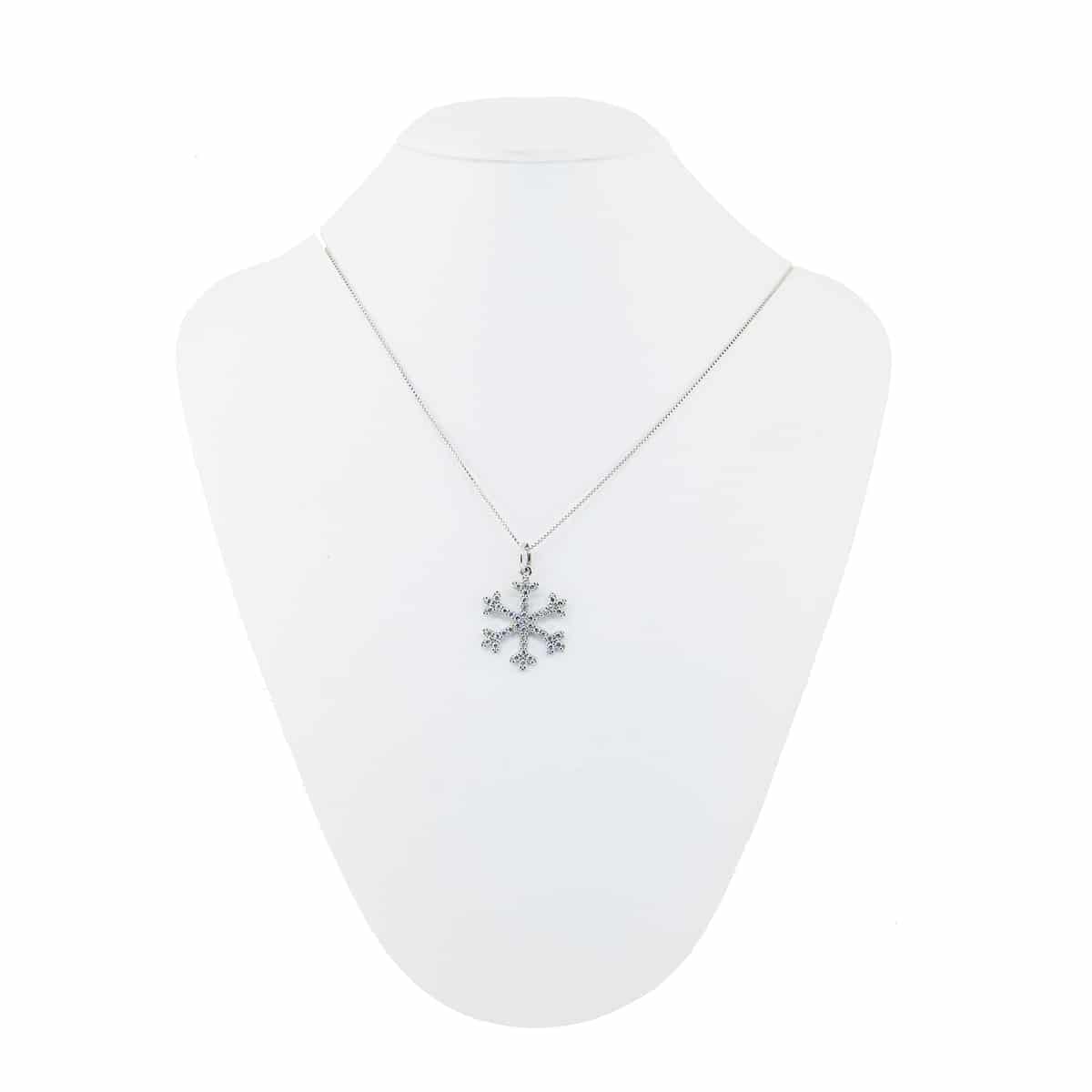 Catenina e Ciondolo Fiocco di Neve, Fiocco di Neve, Ciondolo, Collana, Argento, gioielli, I Gioielli del Mare,