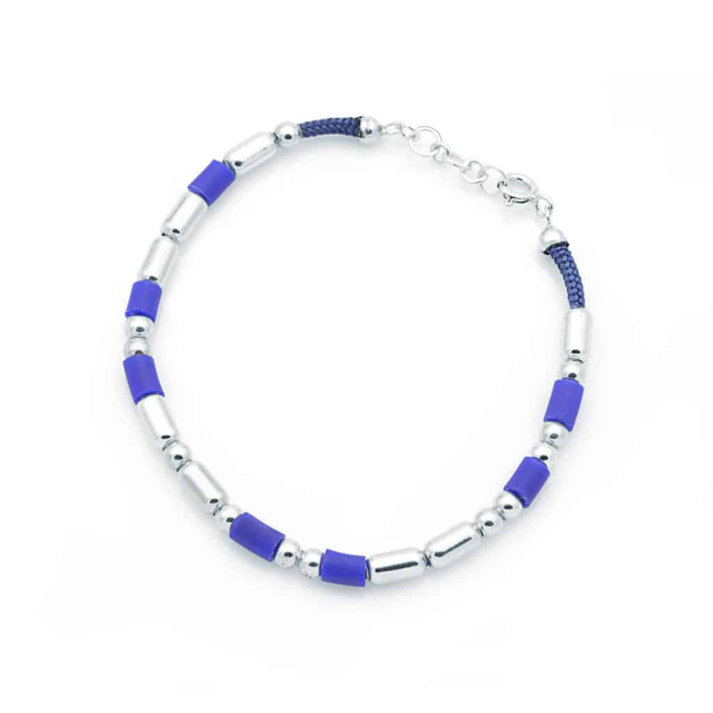 Bracciale in Argento Codice Morse Amicizia