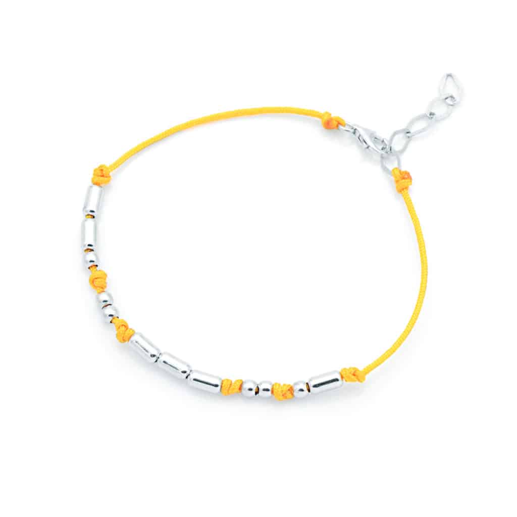 Bracciale in Argento Codice Morse Gioia -Piccolo