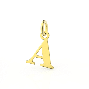 Ciondolo Lettera A in Oro - I Gioielli Del Mare