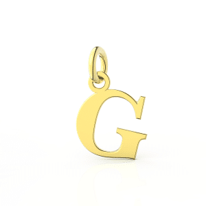 Ciondolo Lettera G in Oro - I Gioielli Del Mare