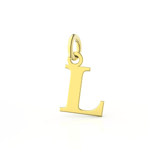 Ciondolo Lettera L in Oro - I Gioielli Del Mare