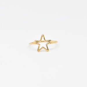 Anello Filo di Stella in Oro I Gioielli Del Mare