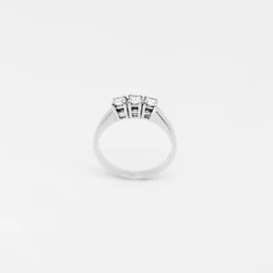 Anello Trilogy di Diamanti in Oro I Gioielli Del Mare