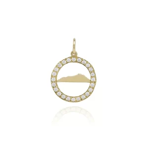 Ciondolo Odissea Pavé di Diamanti 20 mm