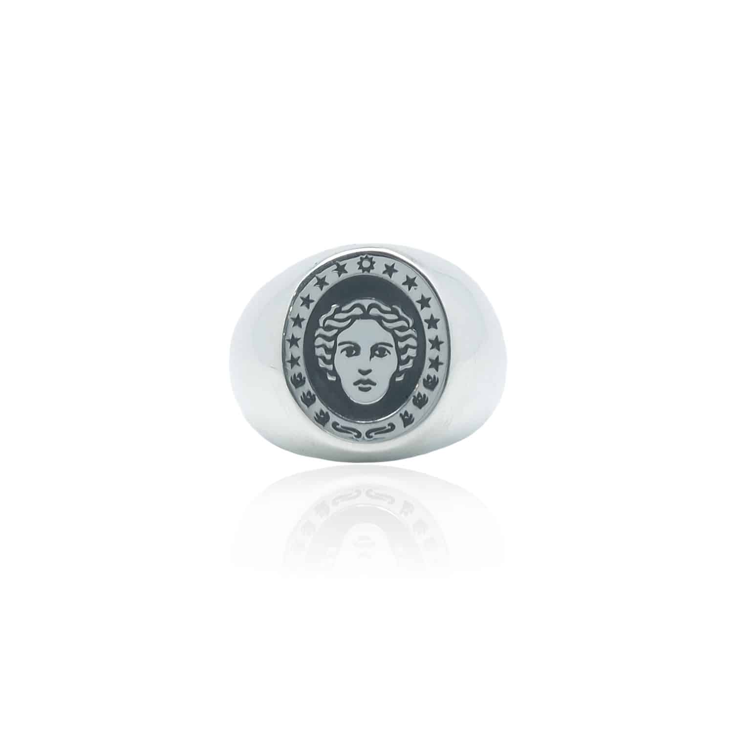Anello Sigillo Ovale Maga Circe i gioielli del mare