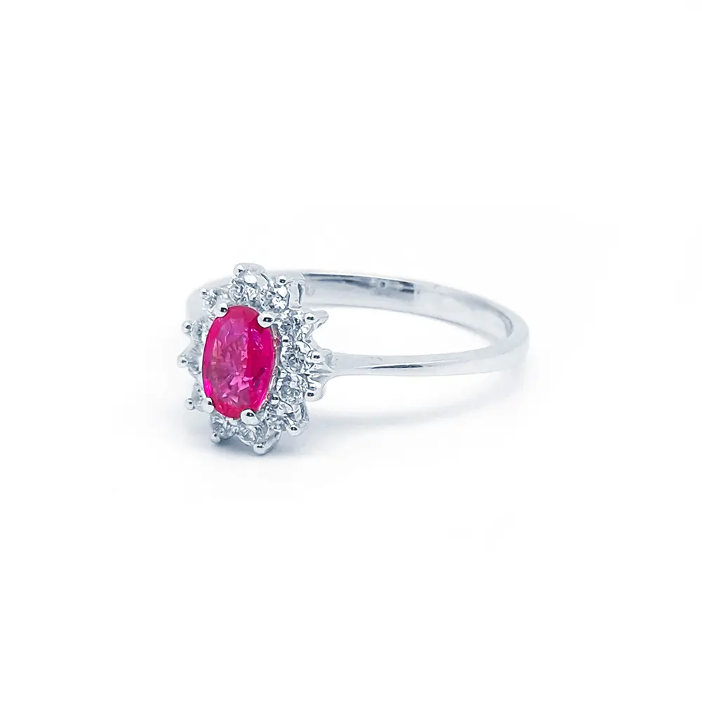 Anello Reale con Rubino e Diamanti