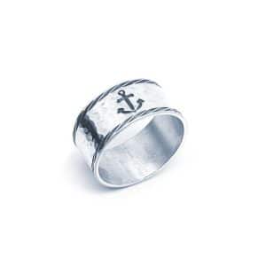 Anello Fascia con Ancora