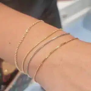 bracciale infinity saldato al poso - i gioielli del mare circeo roma