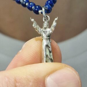 Ciondolo Cristo degli Abissi in argento