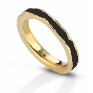 Anello fede-eoliana-larga in Oro Giallo - I Gioielli Del Mare