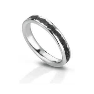 fede-eoliana-classica in Argento Anello con Lava - I Gioielli Del Mare