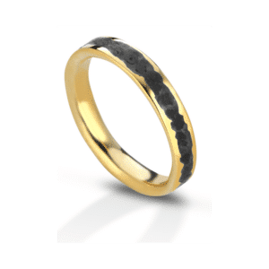 fede-eoliana-classica in Oro Anello con Lava - I Gioielli Del Mare