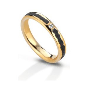 Fede Eoliana con Diamante in Oro I Gioielli Del Mare